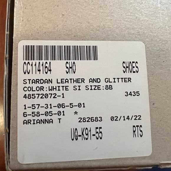 Golden Goose Stardan glitter low-top sneakers NWB size 8 - Picture 4 of 13